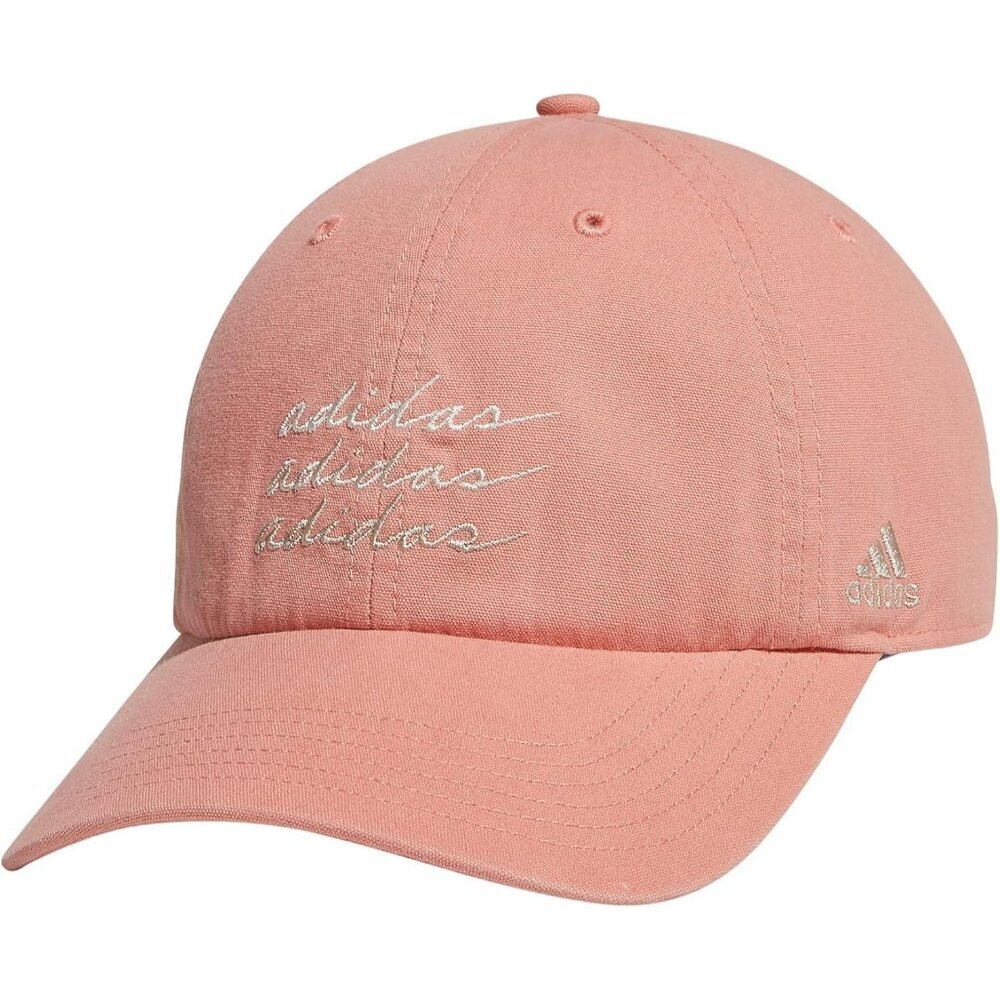 Adidas Women's Clay Chalk White Saturday Baseball Adjustable Cotton Athletic Hat